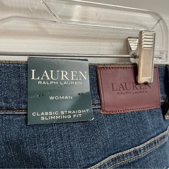 NWT LRL Women's Classic Slimming Fit Jeans 18W - Picture 7 of 9